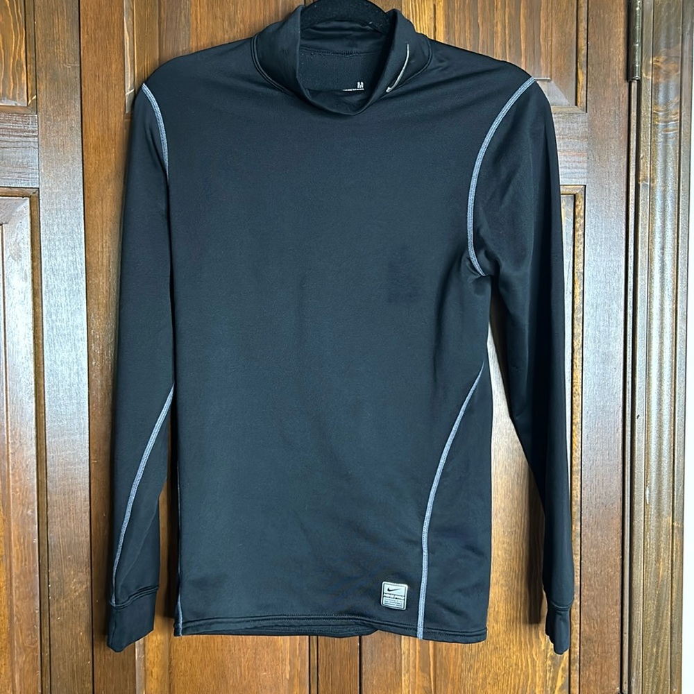 Nike pro men’s medium mock turtle neck thermal long sleeve